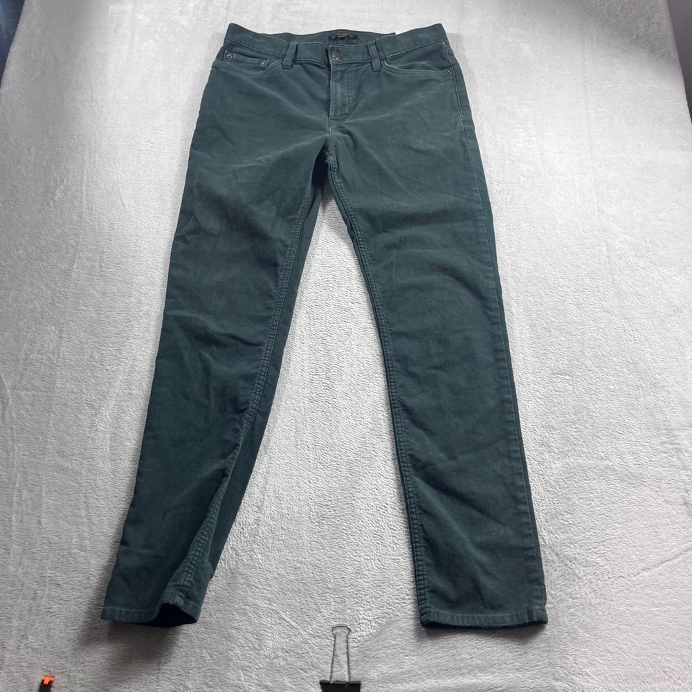 Banana Republic Traveler Slim Fit Pants Mens 31x32 Dark Green Corduroy Style